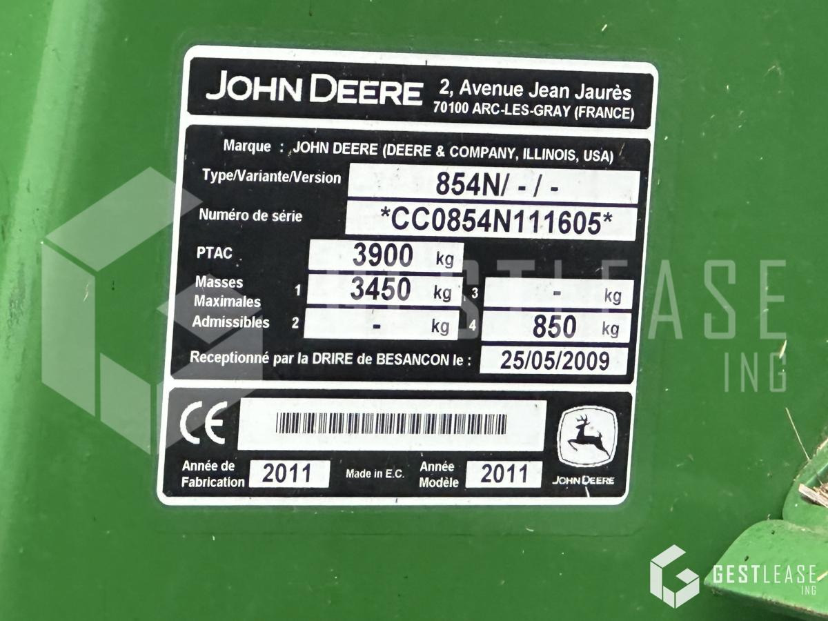 John Deere 854 ROTOFLOW - Round baler: picture 5 John Deere 854 ROTOFLOW - Round baler: picture 5