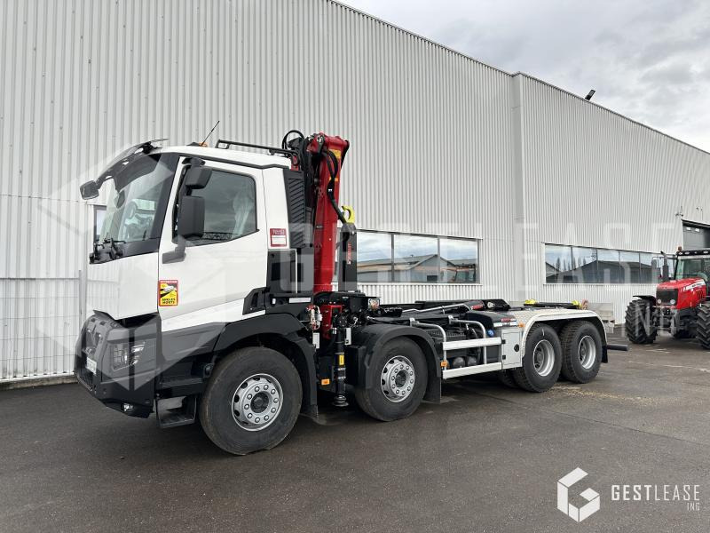 New Hook lift truck, Crane truck Renault Gamme C 480.19: picture 1