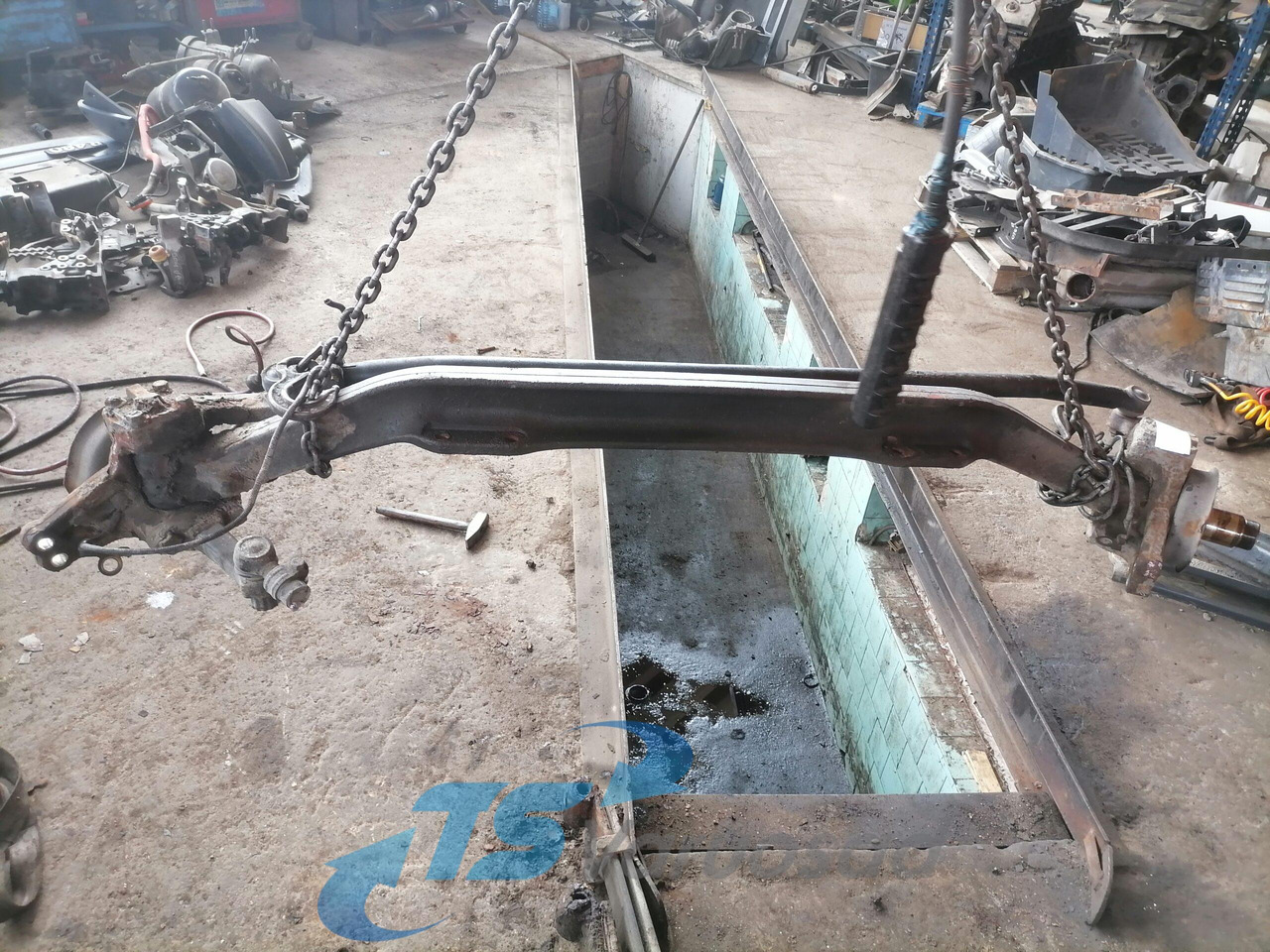 Scania Axel housing 1394399 - Front axle for Truck: picture 1 Scania Axel housing 1394399 - Front axle for Truck: picture 1