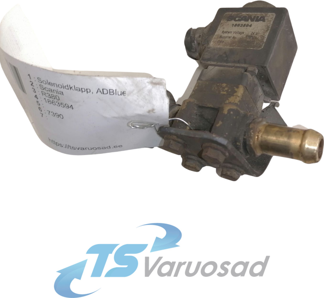 Scania Solenoidklapp, ADBlue 1863594 - Fuel system for Truck: picture 1 Scania Solenoidklapp, ADBlue 1863594 - Fuel system for Truck: picture 1
