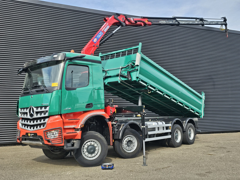 Mercedes-Benz AROCS 4145 / 8X6 / TIPPER + HMF CRANE - Tipper, Crane truck: picture 1 Mercedes-Benz AROCS 4145 / 8X6 / TIPPER + HMF CRANE - Tipper, Crane truck: picture 1