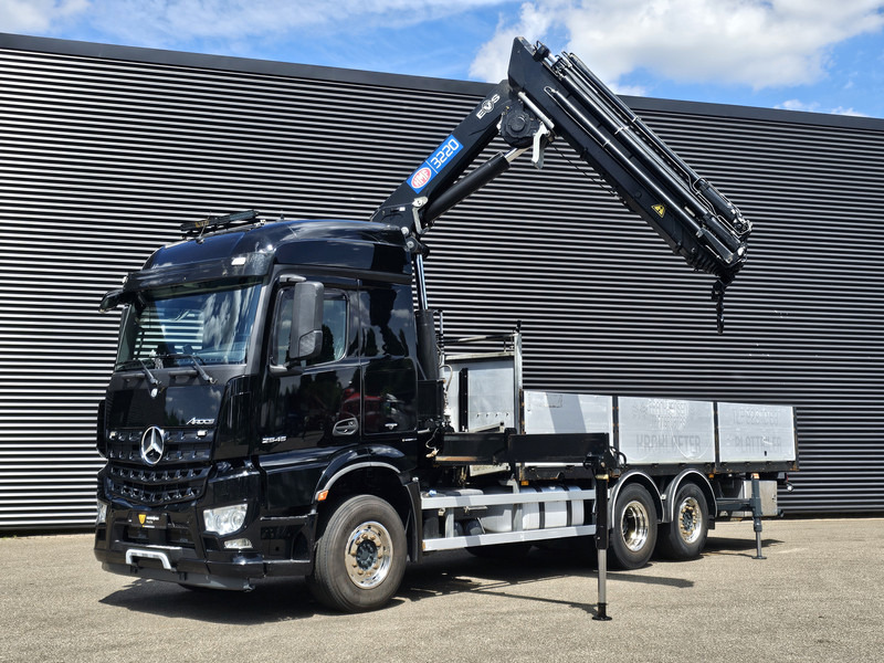 Mercedes-Benz Arocs 2545 6x2 / HMF 32 t/m CRANE / KRAN - Dropside/ Flatbed truck, Crane truck: picture 2 Mercedes-Benz Arocs 2545 6x2 / HMF 32 t/m CRANE / KRAN - Dropside/ Flatbed truck, Crane truck: picture 2