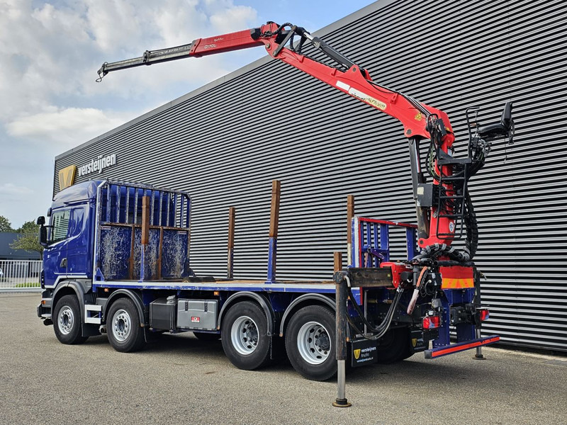 Scania G440 / RETARDER / 8x4 / PALFINGER-EPSILON CRANE - Dropside/ Flatbed truck, Crane truck: picture 2 Scania G440 / RETARDER / 8x4 / PALFINGER-EPSILON CRANE - Dropside/ Flatbed truck, Crane truck: picture 2