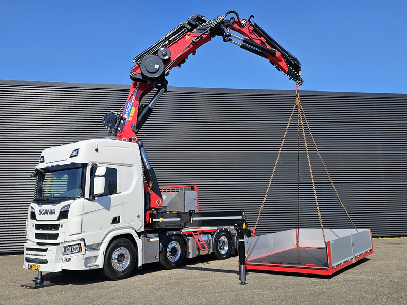 Scania R590 8x2*6 HMF 9520 + JiB + WINCH / TRACTOR / - Tractor unit: picture 2 Scania R590 8x2*6 HMF 9520 + JiB + WINCH / TRACTOR / - Tractor unit: picture 2