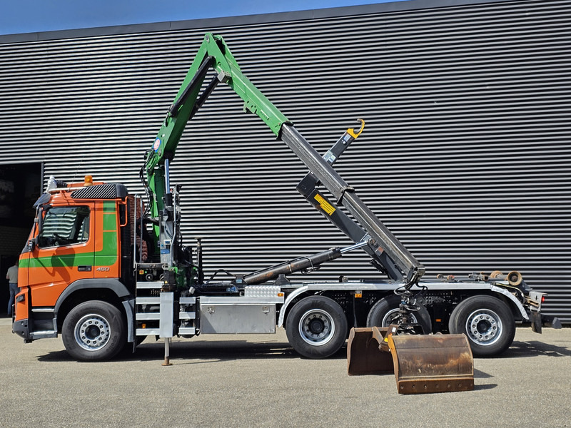 Volvo FMX 460 / 8x4-4 / HMF CRANE + HOOKLIFT / CONTAINER - Hook lift truck, Crane truck: picture 4 Volvo FMX 460 / 8x4-4 / HMF CRANE + HOOKLIFT / CONTAINER - Hook lift truck, Crane truck: picture 4