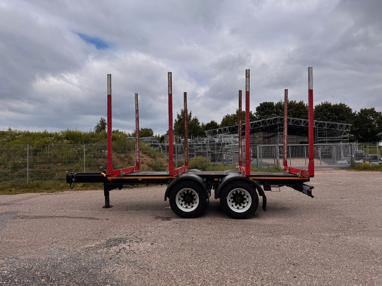 Goldhofer Glogger 2 Achser 14,5 m 18 to. Holztransporter - Timber trailer: picture 1 Goldhofer Glogger 2 Achser 14,5 m 18 to. Holztransporter - Timber trailer: picture 1