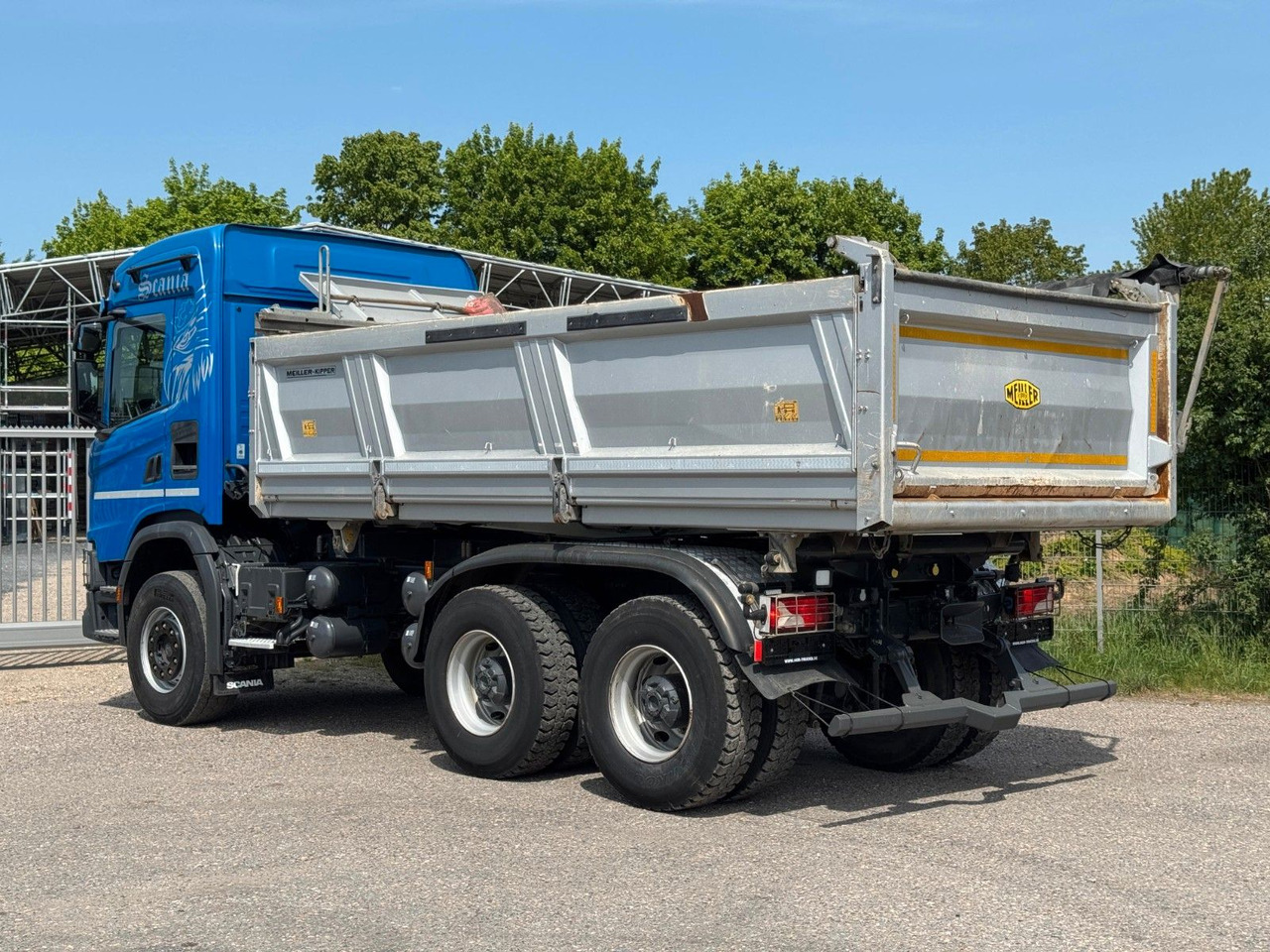 Scania G450 Meiller 3S. Kipper mit Bordmatik Top Zust. - Tipper: picture 1 Scania G450 Meiller 3S. Kipper mit Bordmatik Top Zust. - Tipper: picture 1