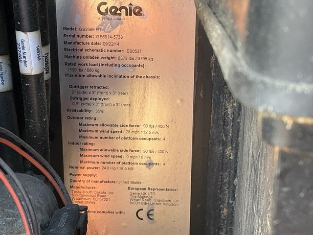 Genie GS2669RT - Scissor lift: picture 5 Genie GS2669RT - Scissor lift: picture 5