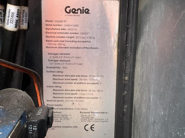 Genie GS2669RT - Scissor lift: picture 5 Genie GS2669RT - Scissor lift: picture 5