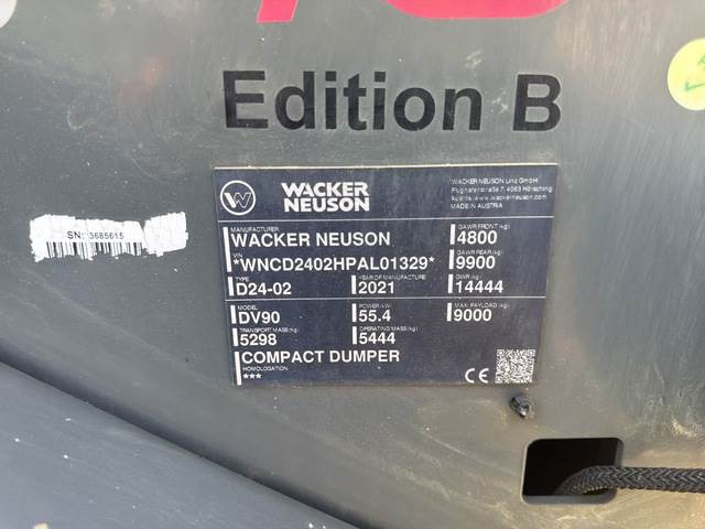 Wacker Neuson DV90 Dual View - Dumper: picture 5 Wacker Neuson DV90 Dual View - Dumper: picture 5