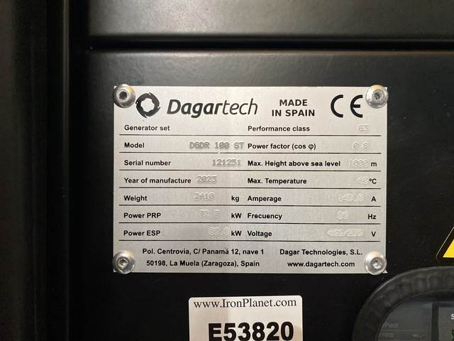 Dagartech DGDR 100 ST - Generator set: picture 5 Dagartech DGDR 100 ST - Generator set: picture 5