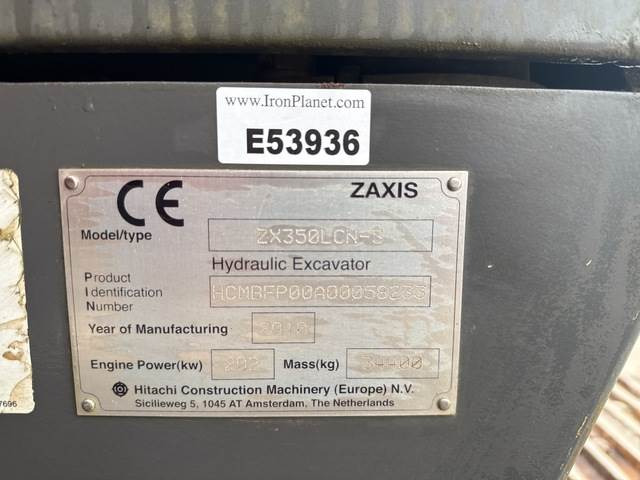 Hitachi ZX350LCN-3 - Crawler excavator: picture 5 Hitachi ZX350LCN-3 - Crawler excavator: picture 5