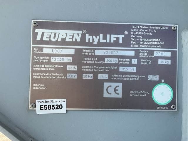 Teupen LB07 - Articulated boom: picture 5 Teupen LB07 - Articulated boom: picture 5