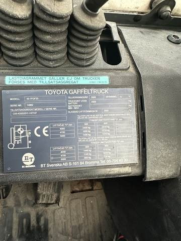 Toyota 02-7FDF25 - Diesel forklift: picture 5 Toyota 02-7FDF25 - Diesel forklift: picture 5