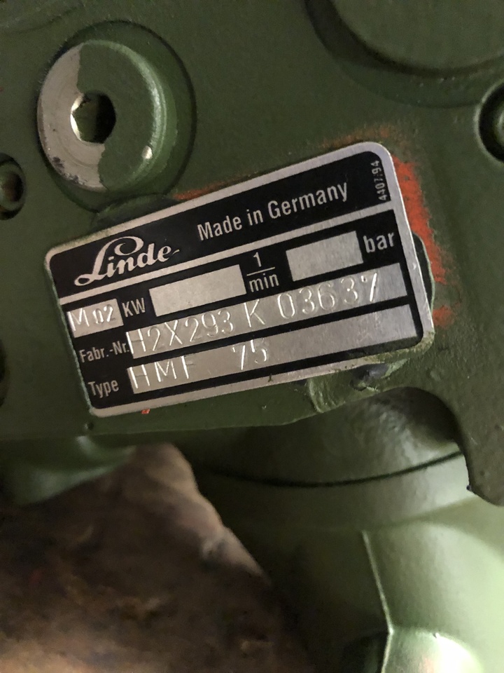 Linde HMF 75 - Hydraulic motor: picture 1 Linde HMF 75 - Hydraulic motor: picture 1