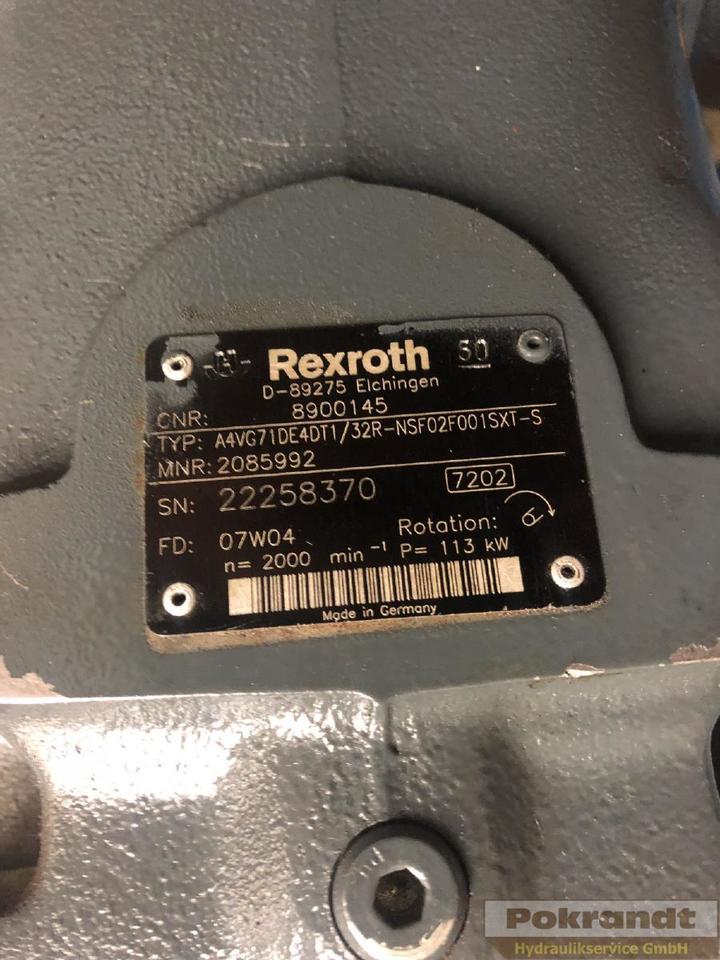 Rexroth Bosch A4VG71DE4DT1 32R NSF02F001SXT-S - 2 Einheiten vorhanden - Hydraulic pump: picture 4 Rexroth Bosch A4VG71DE4DT1 32R NSF02F001SXT-S - 2 Einheiten vorhanden - Hydraulic pump: picture 4