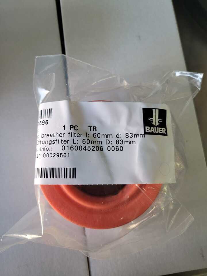 BAUER 372283 / 237101 / 225609 / 357596 / - Hydraulic filter for Construction machinery: picture 1 BAUER 372283 / 237101 / 225609 / 357596 / - Hydraulic filter for Construction machinery: picture 1