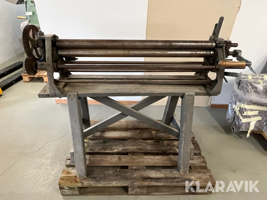 Pladevalse med håndsving - 100 cm - Industrial equipment: picture 3 Pladevalse med håndsving - 100 cm - Industrial equipment: picture 3