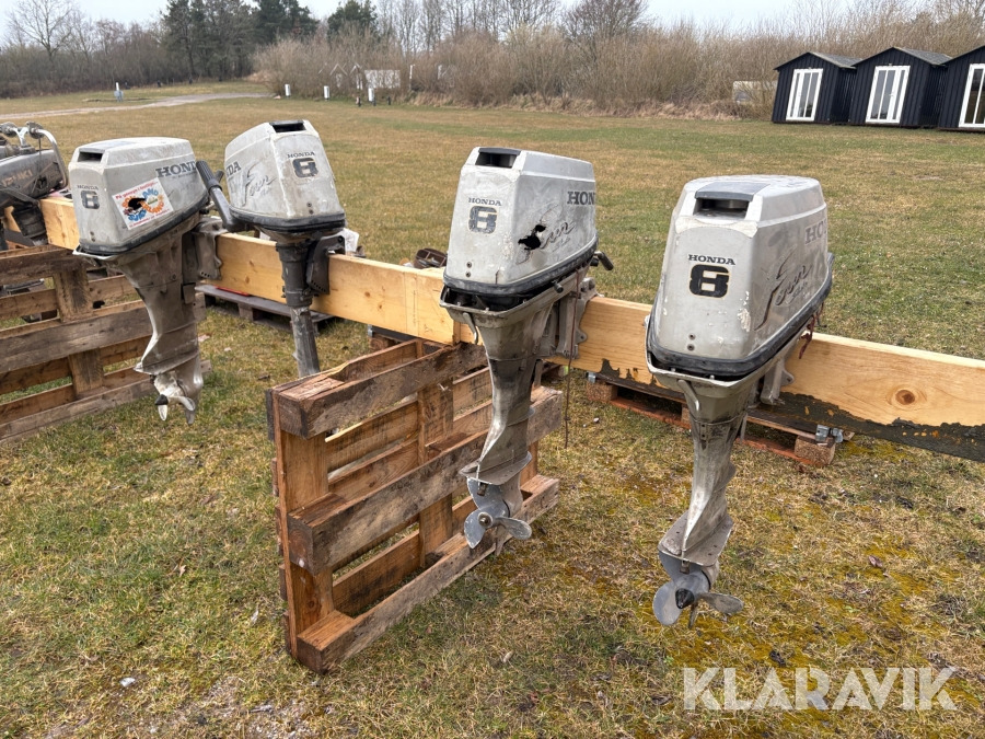 Påhængsmotorer 4 styk. Honda Four stroke - Other machinery: picture 1 Påhængsmotorer 4 styk. Honda Four stroke - Other machinery: picture 1