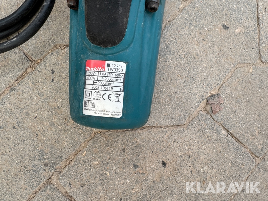 Slagnøgle Makita 1/2 230 v - Automotive tool: picture 2 Slagnøgle Makita 1/2 230 v - Automotive tool: picture 2