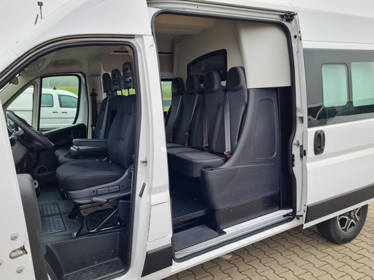 Panel van, Combi van Fiat Ducato 35 Kasten Doka 7-Sitze 2x Schiebetür Maxi L2H2: picture 14