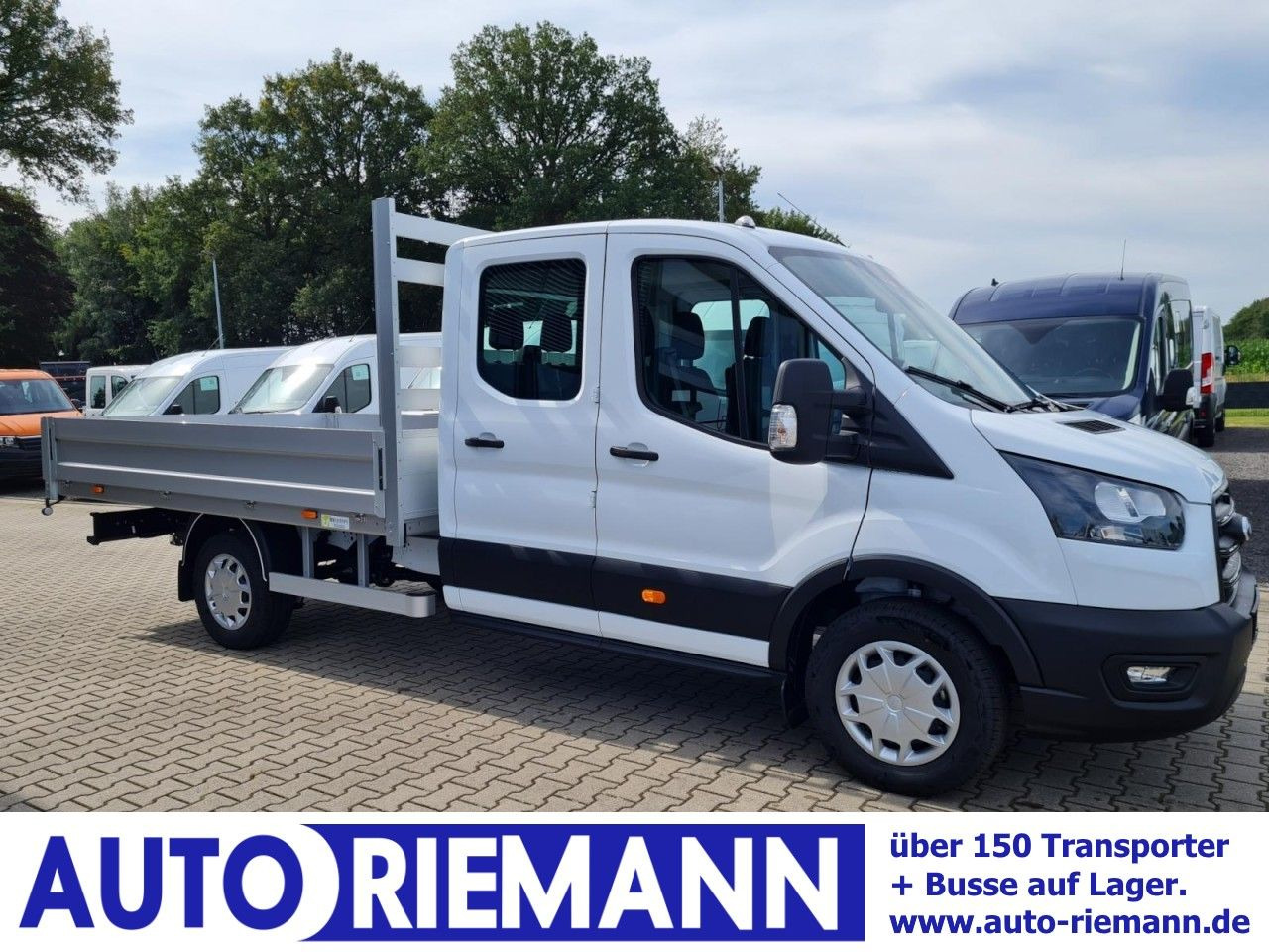 Ford Transit 350 Doka L3 L4 Trend RWD AHK KLIMA TEMPO - Flatbed van: picture 1 Ford Transit 350 Doka L3 L4 Trend RWD AHK KLIMA TEMPO - Flatbed van: picture 1