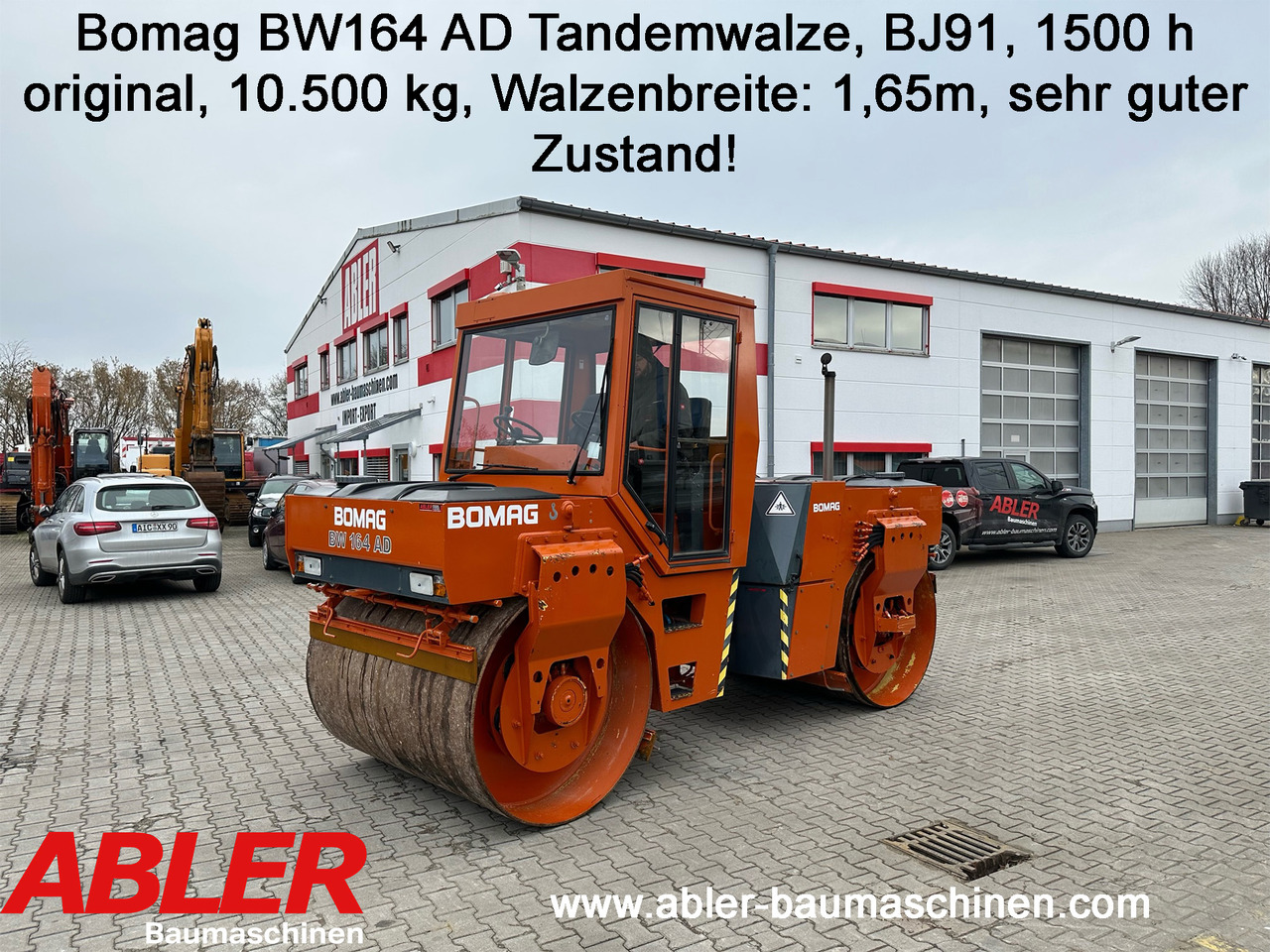 Bomag BW 164 AD Tandemalze - Road roller: picture 1 Bomag BW 164 AD Tandemalze - Road roller: picture 1