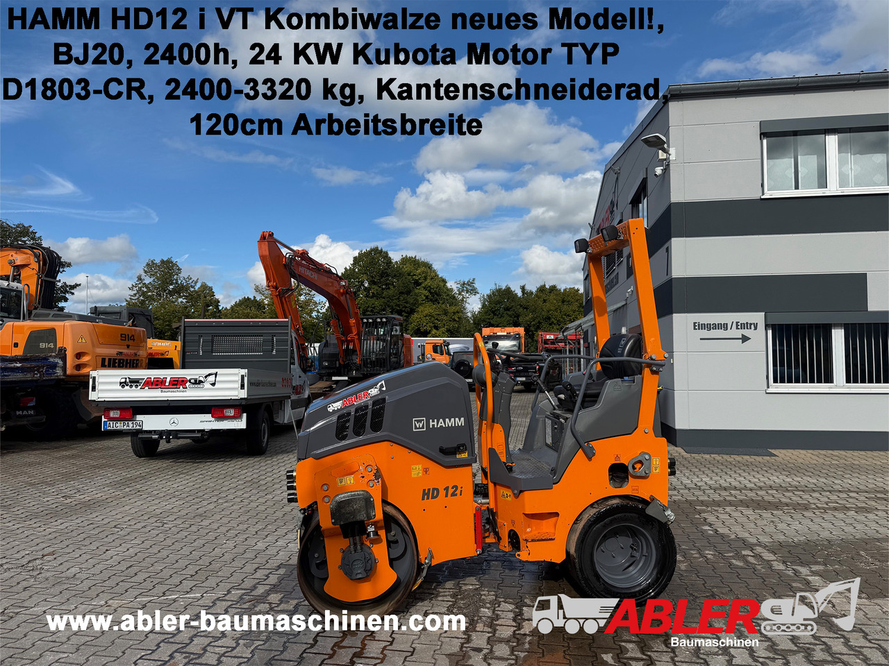 HAMM HD 12i VT Kombiwalze neues Modell! - Road roller: picture 1 HAMM HD 12i VT Kombiwalze neues Modell! - Road roller: picture 1