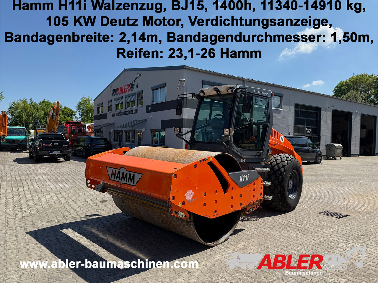 Hamm H11i Walzenzug Verdichtungsanzeige - Compactor: picture 1 Hamm H11i Walzenzug Verdichtungsanzeige - Compactor: picture 1