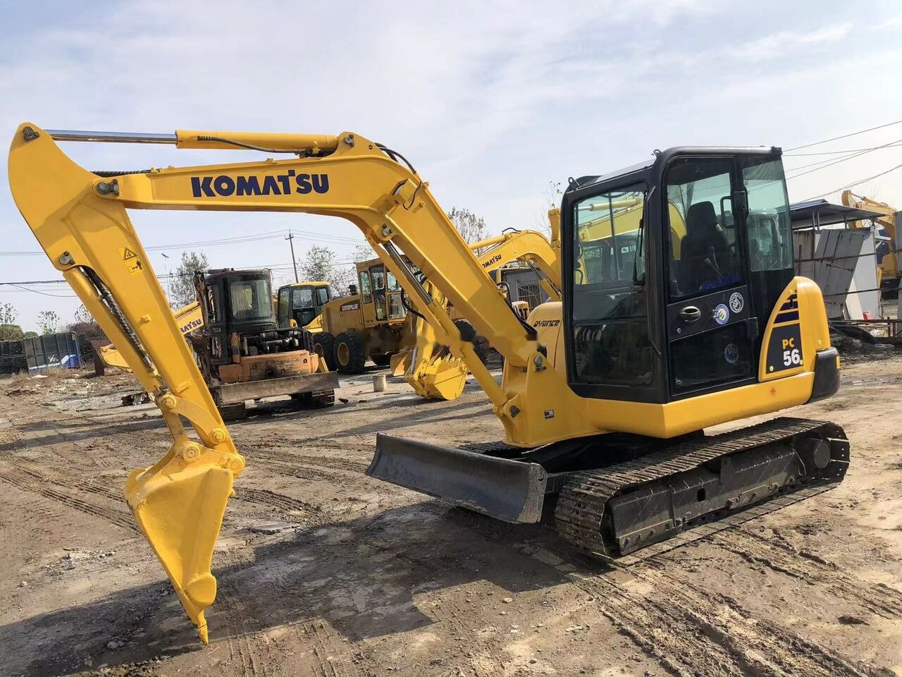 Komatsu PC56 - Crawler excavator: picture 2 Komatsu PC56 - Crawler excavator: picture 2