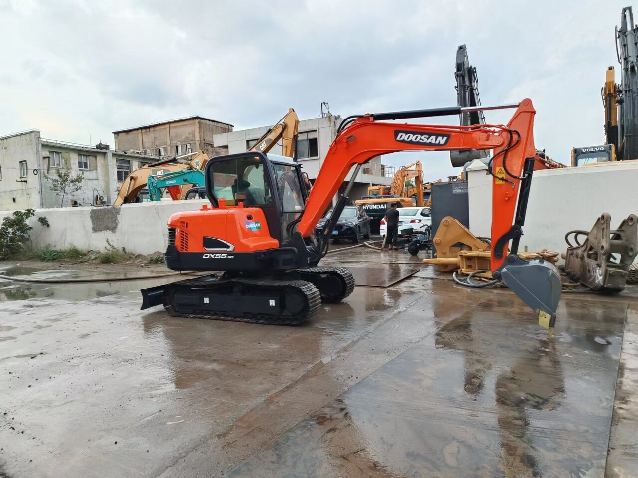 DOOSAN DX55 - 9C - Mini excavator: picture 5 DOOSAN DX55 - 9C - Mini excavator: picture 5
