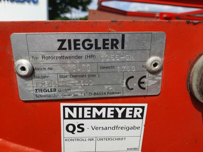 Niemeyer HR 1055 - GH - Tedder/ Rake: picture 4 Niemeyer HR 1055 - GH - Tedder/ Rake: picture 4