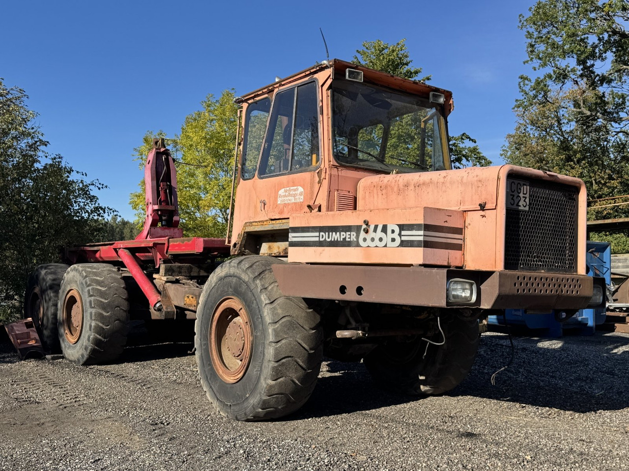 Dumper Engström o Nilsson 666B -1979 | CAT V8 | Renoveringsobjekt - Other machinery: picture 1 Dumper Engström o Nilsson 666B -1979 | CAT V8 | Renoveringsobjekt - Other machinery: picture 1