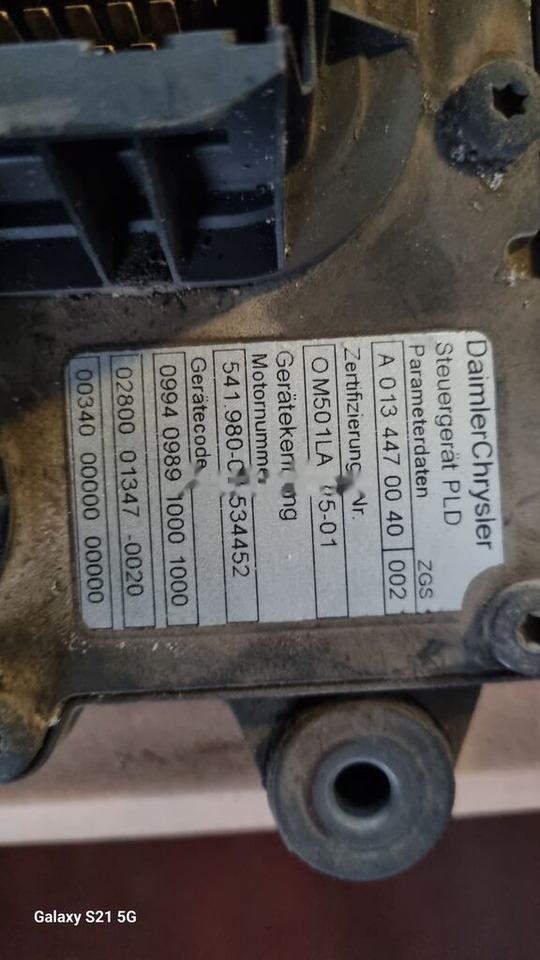 Mercedes-Benz PLD MODUL Mercedes-Benz ACTROS MP2 MP3 - ECU for Truck: picture 3 Mercedes-Benz PLD MODUL Mercedes-Benz ACTROS MP2 MP3 - ECU for Truck: picture 3