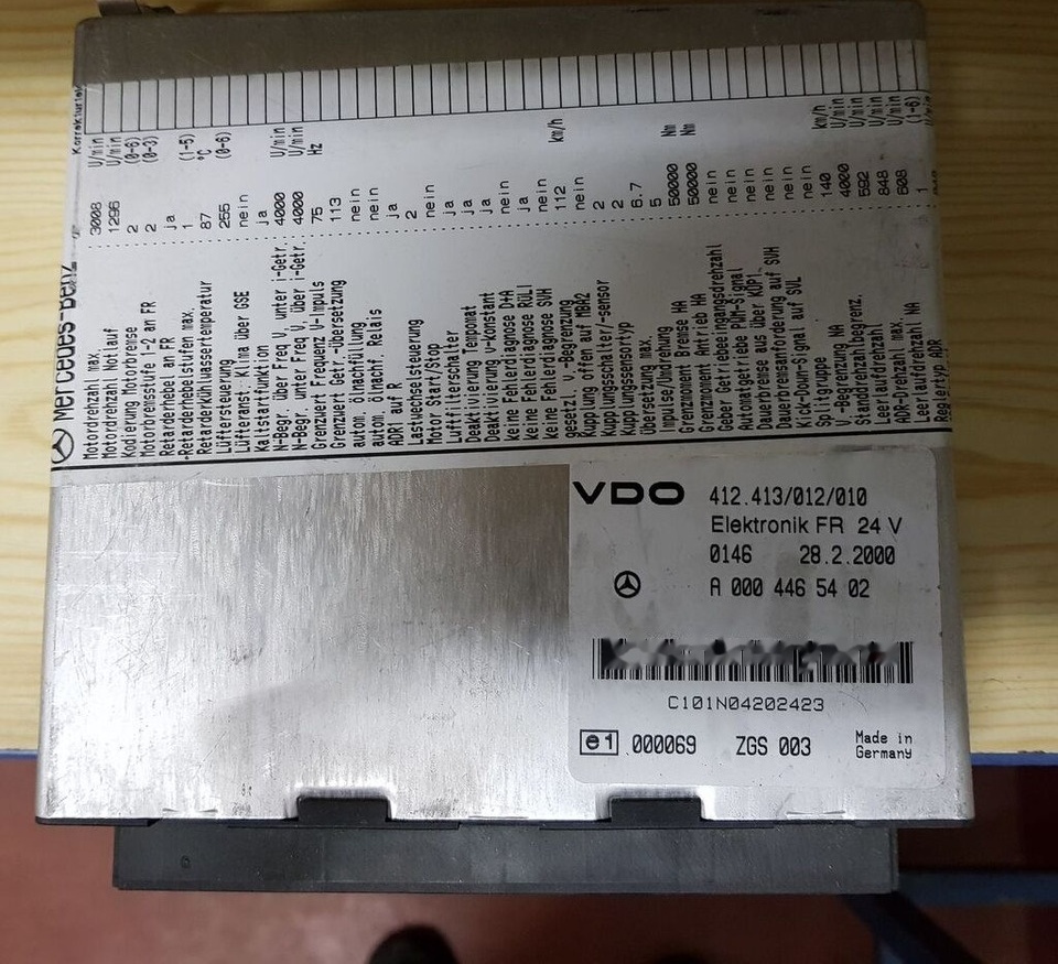 ECU for Truck WABCO EPS, EPB  A 000 446 7609  Mercedes-Benz truck: picture 15