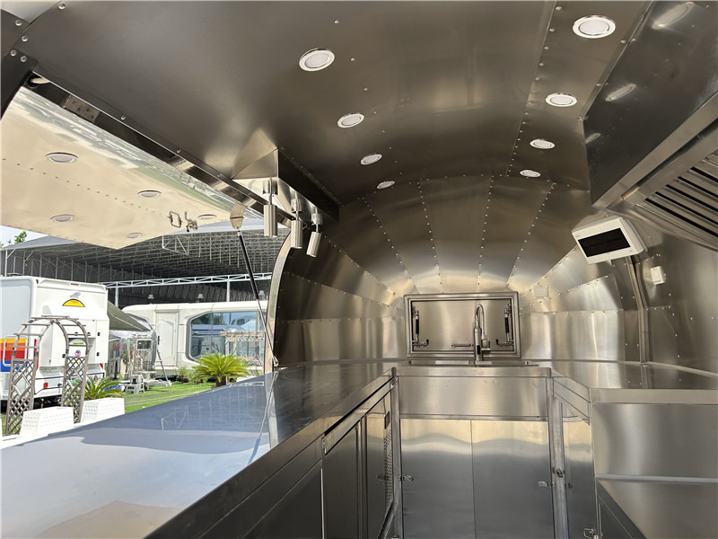 New Vending trailer BBQ Burger Food Truck  Pizza Food Trailer: picture 9