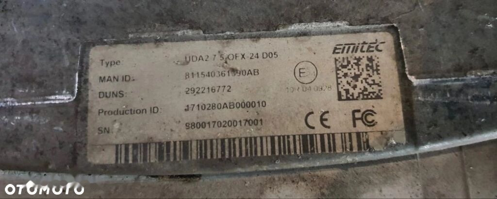 Moduł EMITEC Euro 6 Man TGX TGL TGM 811540361390AB regeneracja H 811540361390AB - Exhaust system for Truck: picture 2 Moduł EMITEC Euro 6 Man TGX TGL TGM 811540361390AB regeneracja H 811540361390AB - Exhaust system for Truck: picture 2