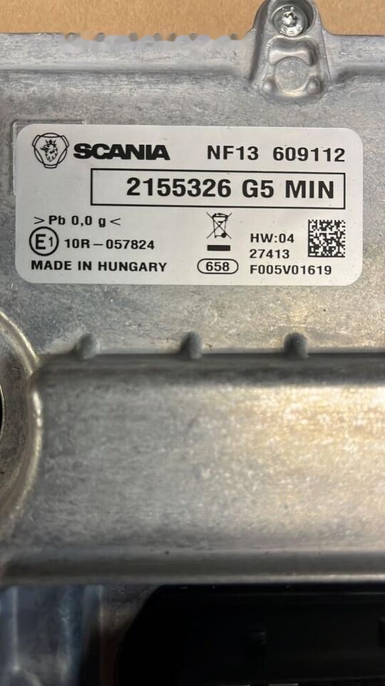 Nowy Sterownik TMS1 SCANIA xpi E6 2155326 program 2155326 - ECU for Truck: picture 3 Nowy Sterownik TMS1 SCANIA xpi E6 2155326 program 2155326 - ECU for Truck: picture 3