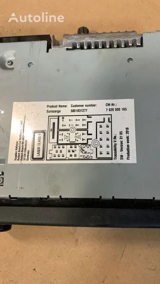 Radio Iveco Eurocargo 5801831277 - Dashboard for Truck: picture 3 Radio Iveco Eurocargo 5801831277 - Dashboard for Truck: picture 3