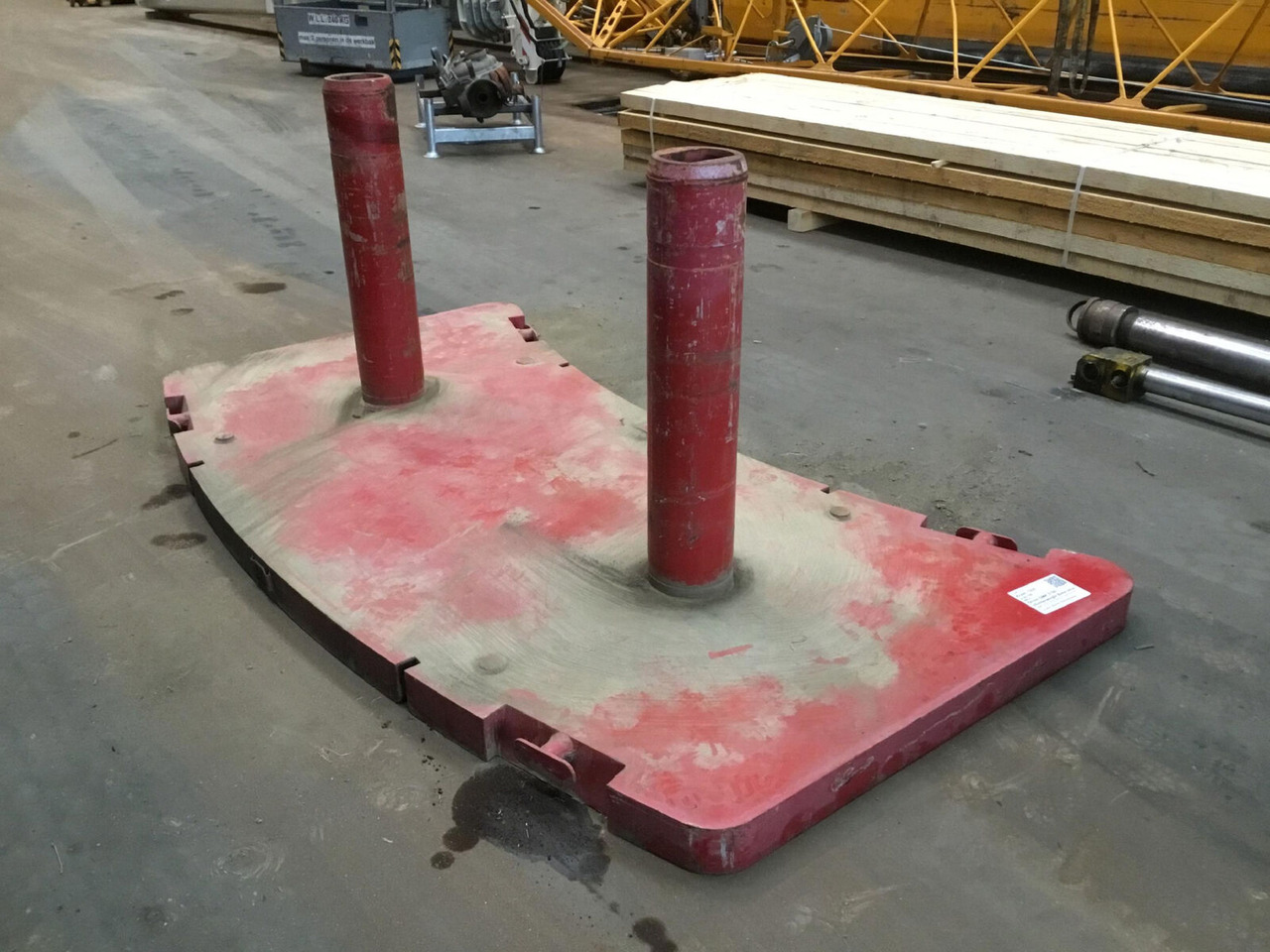 Grove GMK 5100 counterweight 3,0 ton - Counterweight for Mobile crane: picture 1 Grove GMK 5100 counterweight 3,0 ton - Counterweight for Mobile crane: picture 1
