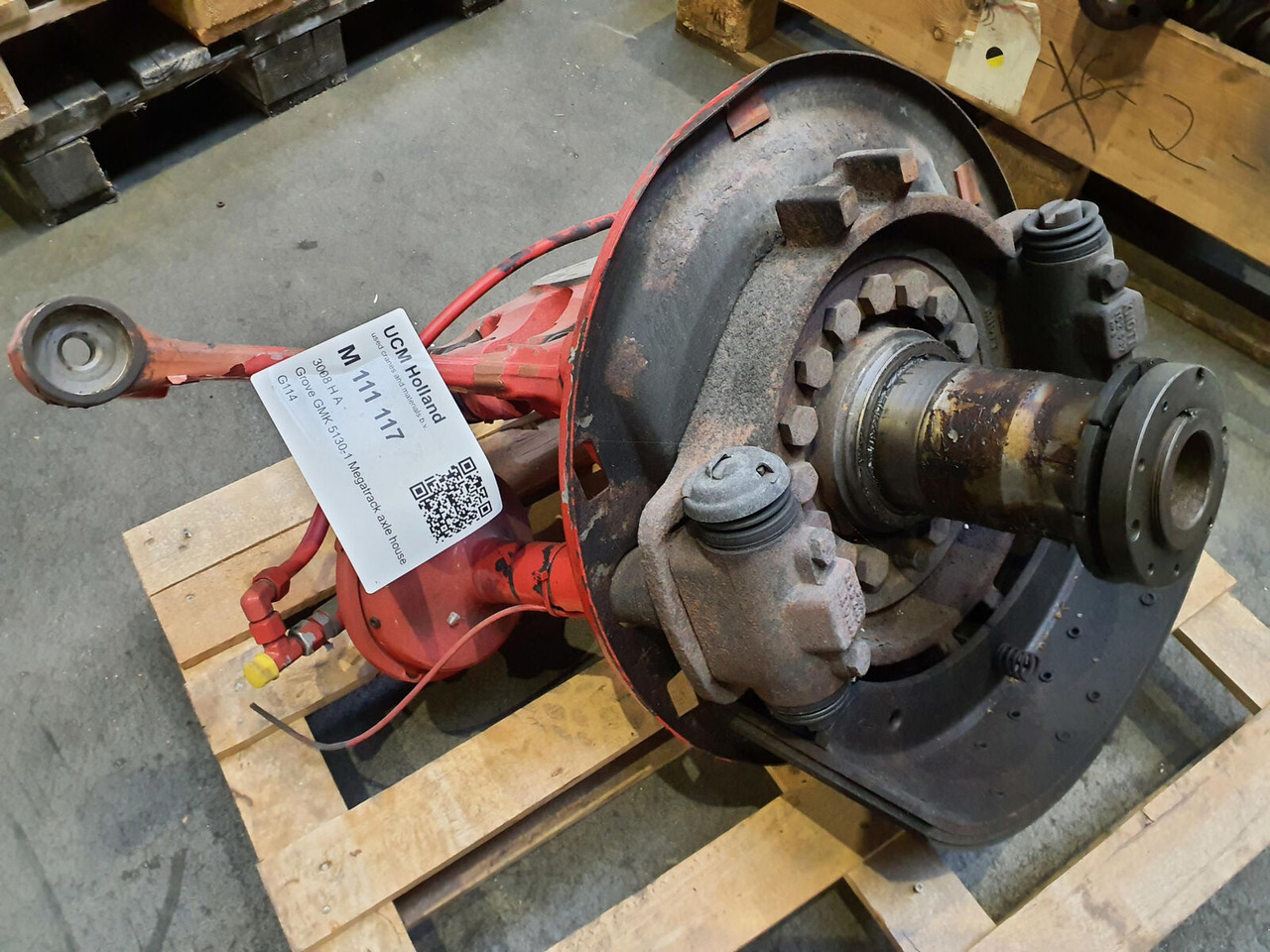 Grove GMK 5130-1 Megatrak axle house - Axle and parts for Mobile crane: picture 3 Grove GMK 5130-1 Megatrak axle house - Axle and parts for Mobile crane: picture 3