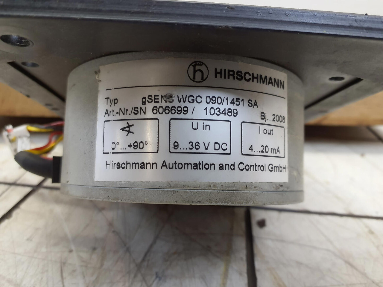 Sensor for Crane Hirschmann AC 3.060-1 angle sensor: picture 6 Sensor for Crane Hirschmann AC 3.060-1 angle sensor: picture 6
