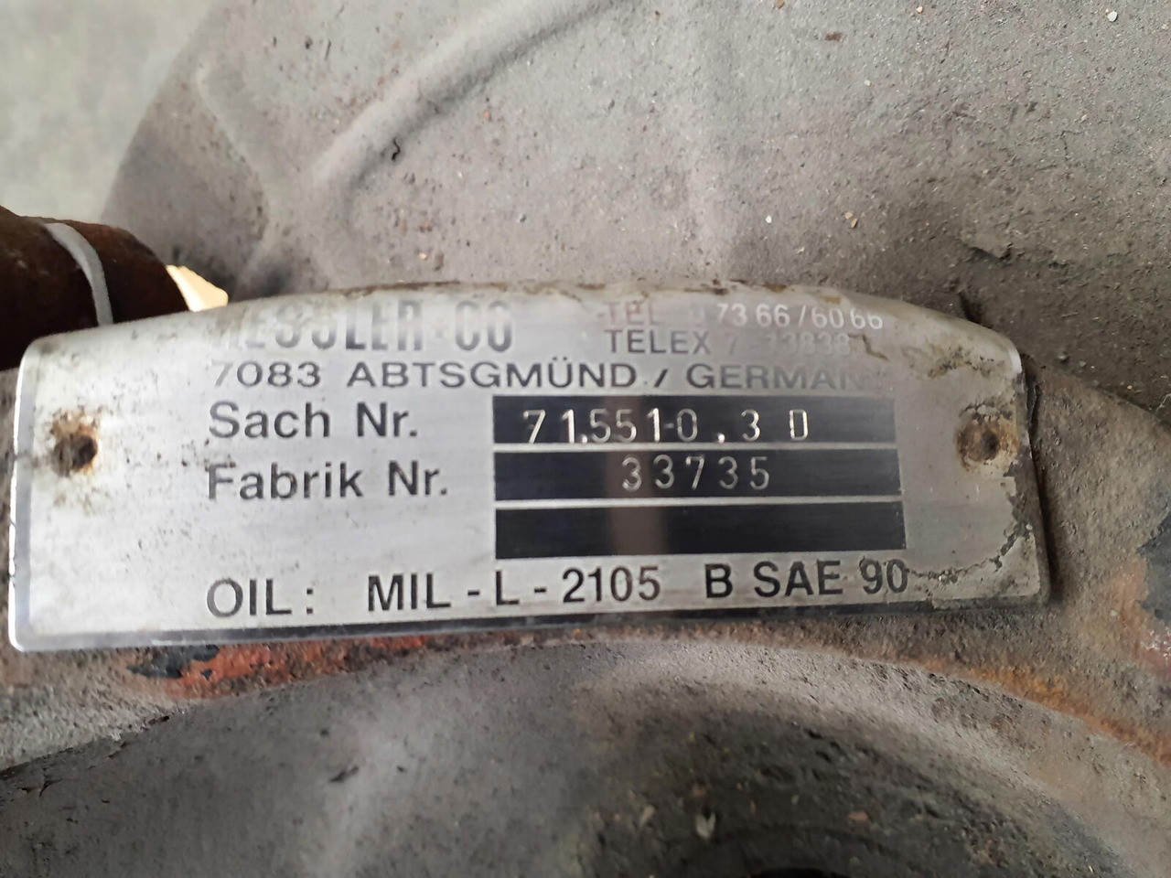 Krupp KMK 4070 Megatrack axle housing - Steering knuckle for Mobile crane: picture 5 Krupp KMK 4070 Megatrack axle housing - Steering knuckle for Mobile crane: picture 5