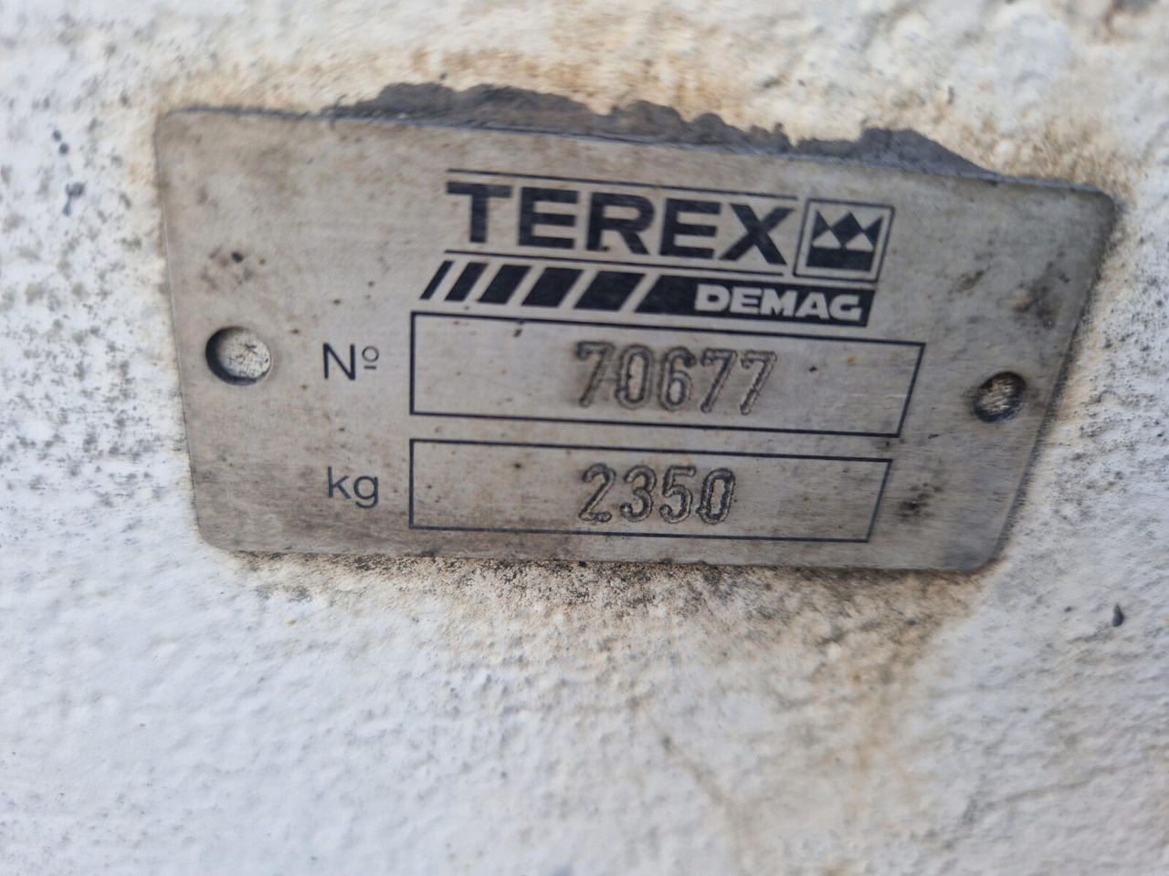 Terex AC 40 CITY counterweight 2.35T - Counterweight for Mobile crane: picture 5 Terex AC 40 CITY counterweight 2.35T - Counterweight for Mobile crane: picture 5
