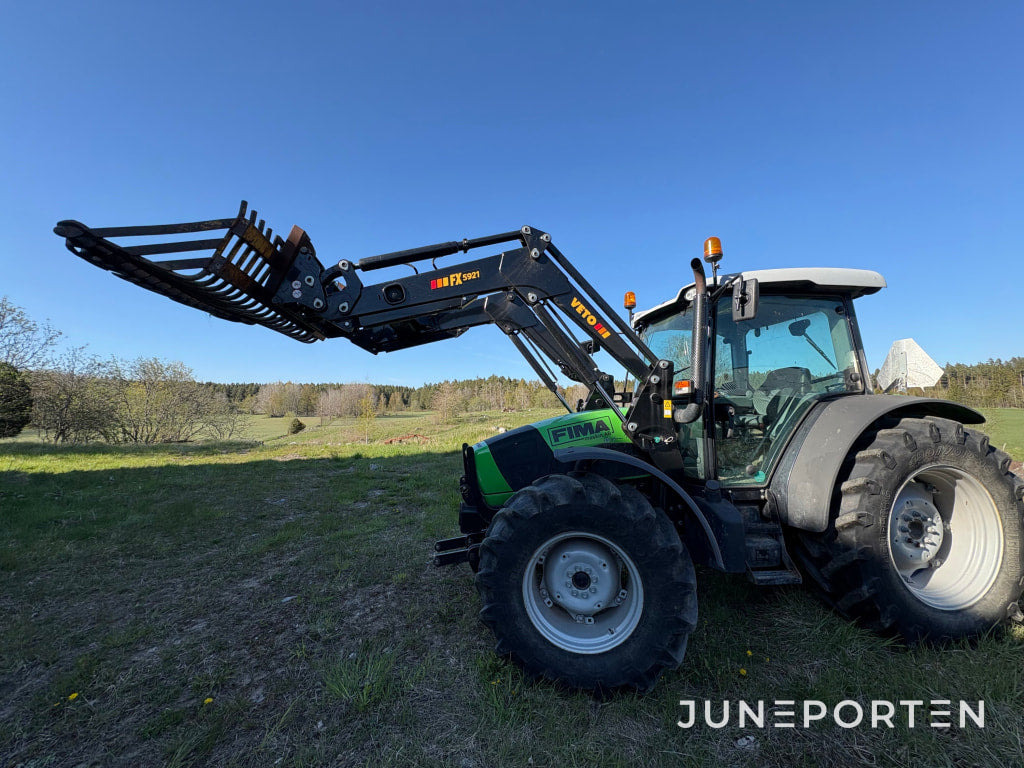Traktor Deutz Fahr Agrofarm 430TTV med front lastare - Farm tractor: picture 1 Traktor Deutz Fahr Agrofarm 430TTV med front lastare - Farm tractor: picture 1