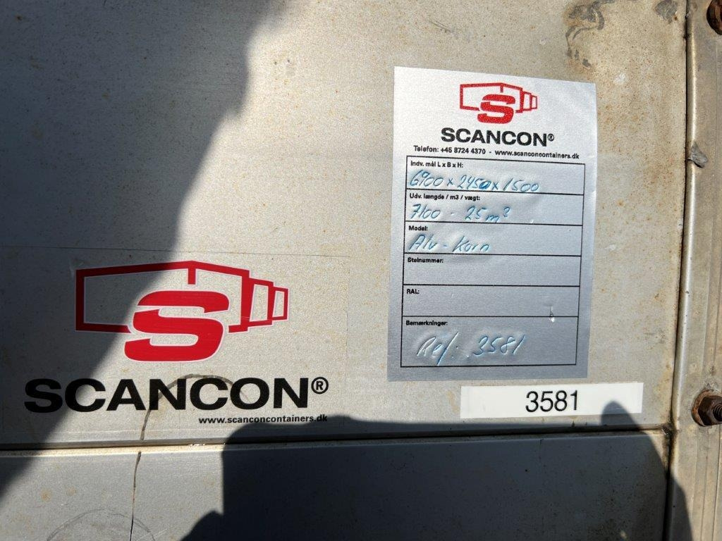 Flatbed body SAL6925 alu korn lad - 25m3: picture 8 Flatbed body SAL6925 alu korn lad - 25m3: picture 8