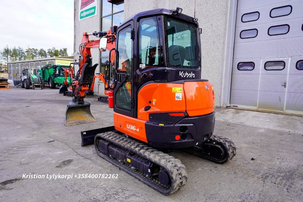 Kubota U36-4 MARGINAALIVEROLLINEN - Mini excavator: picture 2 Kubota U36-4 MARGINAALIVEROLLINEN - Mini excavator: picture 2