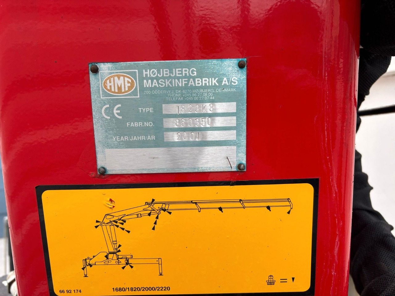 MAN 18-222. Kran HMF 18t/m Bj 2001. - Crane truck: picture 5 MAN 18-222. Kran HMF 18t/m Bj 2001. - Crane truck: picture 5