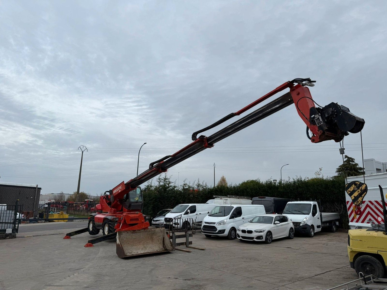 Telescopic handler Manitou 1850. Roto. 4x4x4. Winch remote.: picture 6