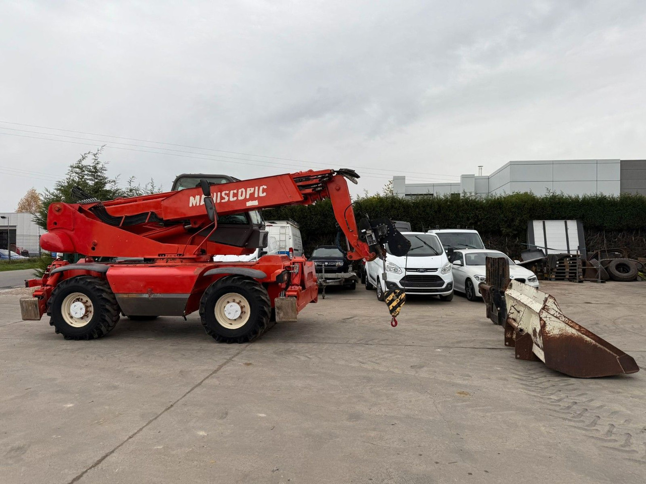 Telescopic handler Manitou 1850. Roto. 4x4x4. Winch remote.: picture 14